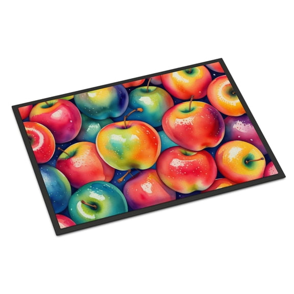 Carolines Treasures DAC1829JMAT 24 x 36 in. Unisex Colorful Apples Indoor or Outdoor Mat