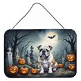thumbnail image 1 of Carolines Treasures DAC2040DS812 12 x 8 in. English Bulldog Spooky Halloween Wall or Door Hanging Prints, 1 of 4