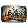 thumbnail image 1 of Carolines Treasures DAC2221DDM 21 x 14 in. Unisex Trick or Treaters Spooky Halloween Dish Drying Mat, 1 of 5