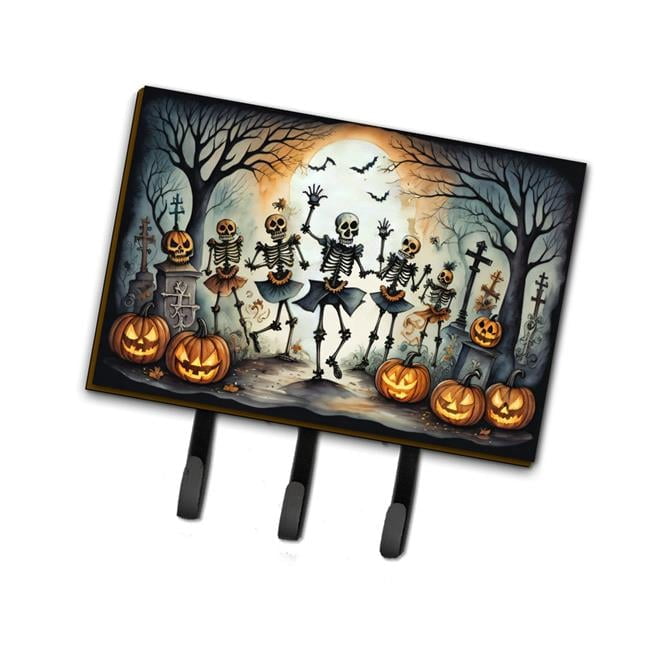 Dance Key Rack Carolines Treasures DAC2235TH68 9 x 6 in. Unisex Dancing Skeletons ...