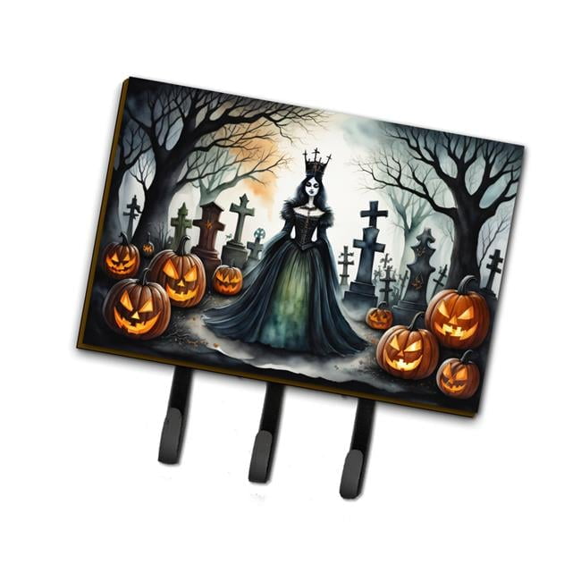 Evil Queen Spooky Halloween Leash or Key Holder 6 in x 9 in