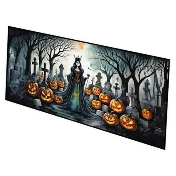 Evil Queen Spooky Halloween Indoor / Outdoor Runner Mat 28x58 58 in x 28 in