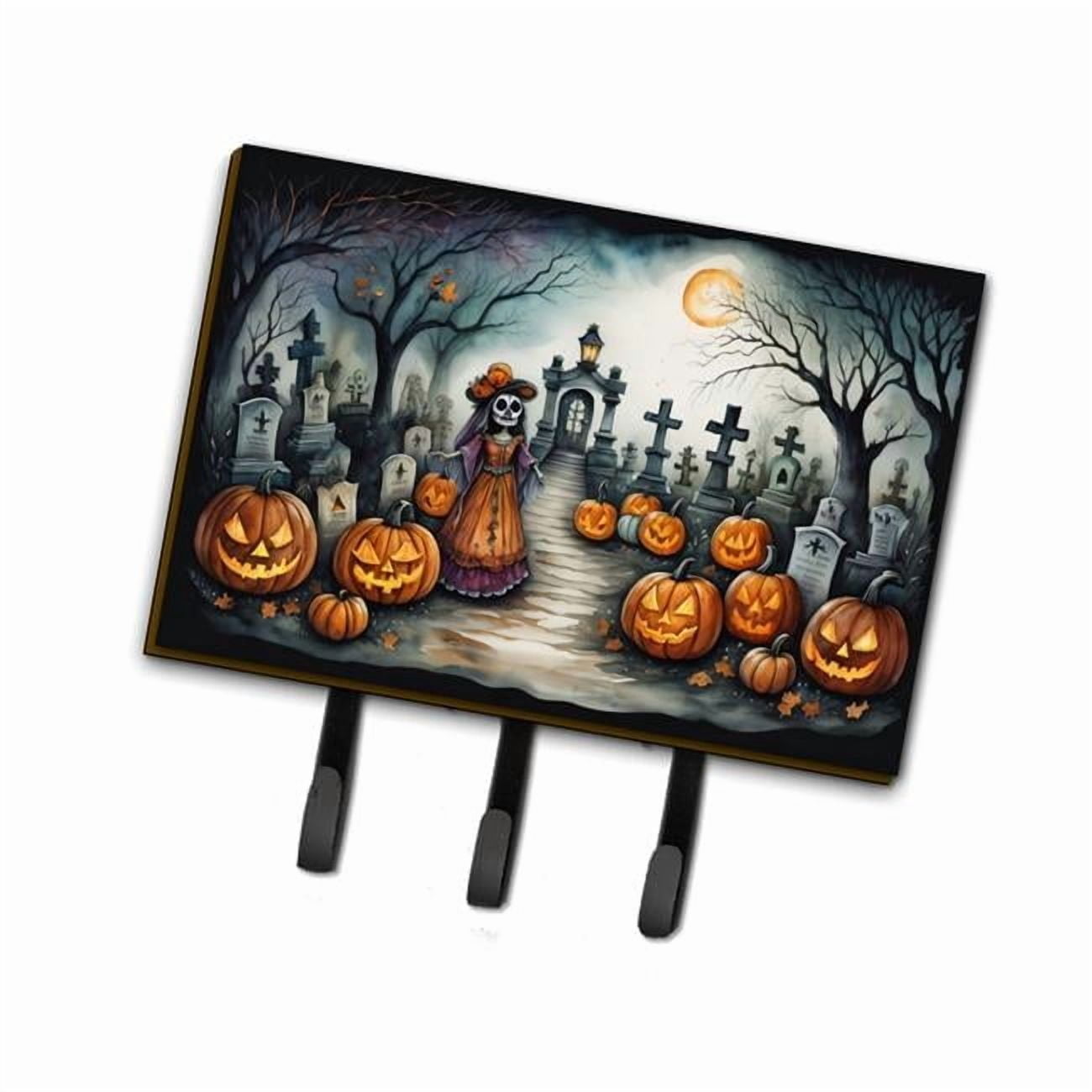 La Catrina Skeleton Spooky Halloween Leash or Key Holder 6 in x 9 in