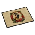 thumbnail image 1 of Carolines Treasures DAC2316JMAT 24 x 36 in. Unisex Belgian Malinois Christmas Flowers Doormat, 1 of 5