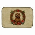 thumbnail image 1 of Carolines Treasures DAC2332DDM 21 x 14 in.  Briard Christmas Flowers Dish Drying Mat, 1 of 5