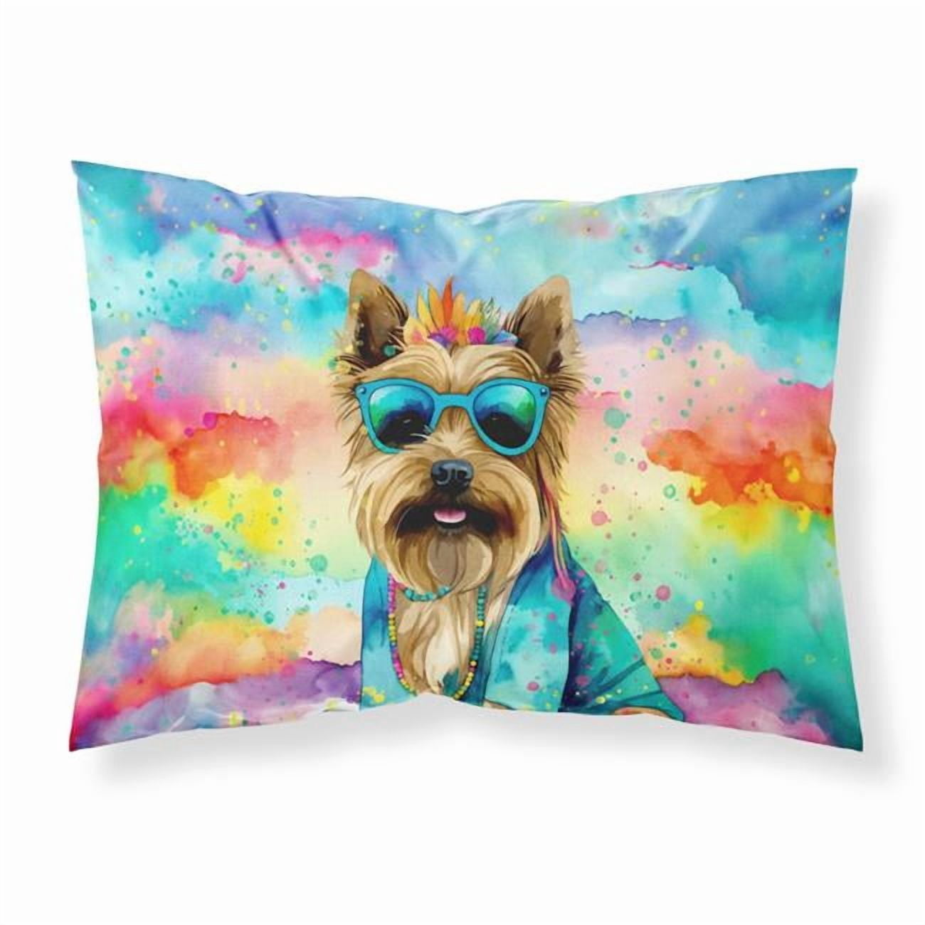Carolines Treasures DAC2479PILLOWCASE 0.15 x 20.5 x 30 in. Cairn Terrier Hippie Dawg Standard Pillowcase