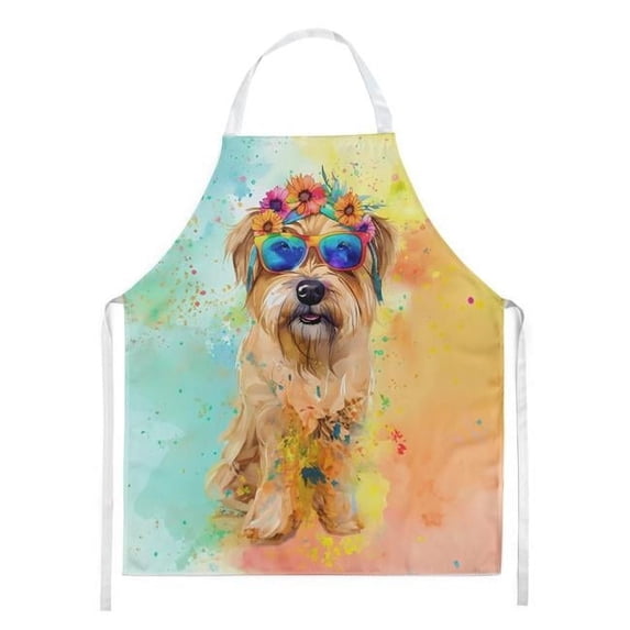 Carolines Treasures DAC2480APRON 0.01 x 30 x 27 in. Cairn Terrier Hippie Dawg Apron