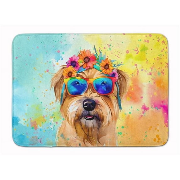Carolines Treasures DAC2480RUG 19 x 27 in. Cairn Terrier Hippie Dawg Memory Foam Kitchen Mat
