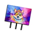thumbnail image 1 of Corgi Hippie Dawg Leash or Key Holder 6 in x 9 in, 1 of 4