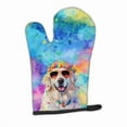 thumbnail image 1 of Carolines Treasures DAC2515OVMT 12 x 8.5 in. Unisex Great Pyrenees Hippie Dawg Polyester Oven Mitt, 1 of 5