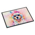 thumbnail image 1 of Carolines Treasures DAC2516JMAT 0.15 x 24 x 36 in. Great Pyrenees Hippie Dawg Indoor or Outdoor Mat, 1 of 25
