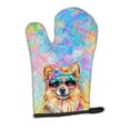 thumbnail image 1 of Carolines Treasures DAC2541OVMT 12 x 8.5 in. Unisex Pomeranian Hippie Dawg Polyester Oven Mitt, 1 of 81