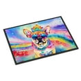 thumbnail image 1 of Pug Hippie Dawg Doormat 27 in x 18 in, 1 of 2