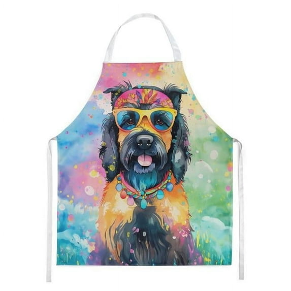 Carolines Treasures DAC2556APRON 0.01 x 30 x 27 in. Unisex Scottish Terrier Hippie Dawg Apron