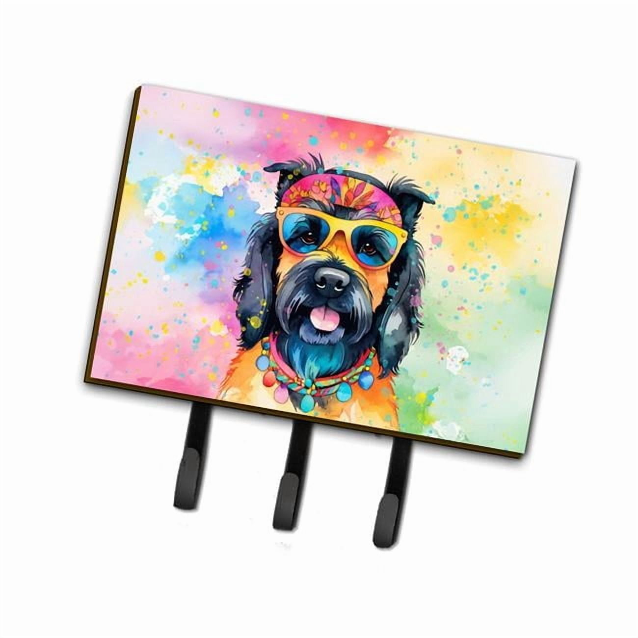Carolines Treasures DAC2556TH68 9 x 6 in. Unisex Scottish Terrier Hippie Dawg Leash or Key Holder
