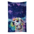 thumbnail image 1 of Carolines Treasures DAC2581KTWL 25 x 15 in. Unisex Hippie Dawg 100 Percent Cotton Kitchen Towel, 1 of 5