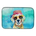 thumbnail image 1 of Carolines Treasures DAC2583DDM 0.2 x 21 x 14 in. Hippie Dawg Dish Drying Mat, 1 of 5