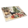 thumbnail image 1 of Carolines Treasures DAC2612LCB 12 x 15 x 0.2 in. Black & Tan Coonhound Cozy Christmas Glass Cutting Board - Large, 1 of 5