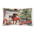 thumbnail image 1 of Dachshund Cozy Christmas Throw Pillow 12 in x 16 in, 1 of 4