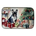 thumbnail image 1 of Carolines Treasures DAC2659DDM 0.2 x 21 x 14 in. French Bulldog Cozy Christmas Dish Drying Mat, 1 of 5