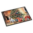 thumbnail image 1 of Carolines Treasures DAC2681JMAT 0.15 x 24 x 36 in. Jack Russell Terrier Cozy Christmas Doormat, 1 of 6