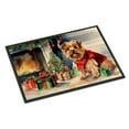 thumbnail image 1 of Carolines Treasures DAC2710MAT 18 x 27 in. Norfolk Terrier Cozy Christmas Doormat, 1 of 6
