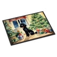 thumbnail image 1 of Carolines Treasures DAC2724JMAT 0.15 x 24 x 36 in. Unisex Poodle Cozy Christmas Doormat, 1 of 6