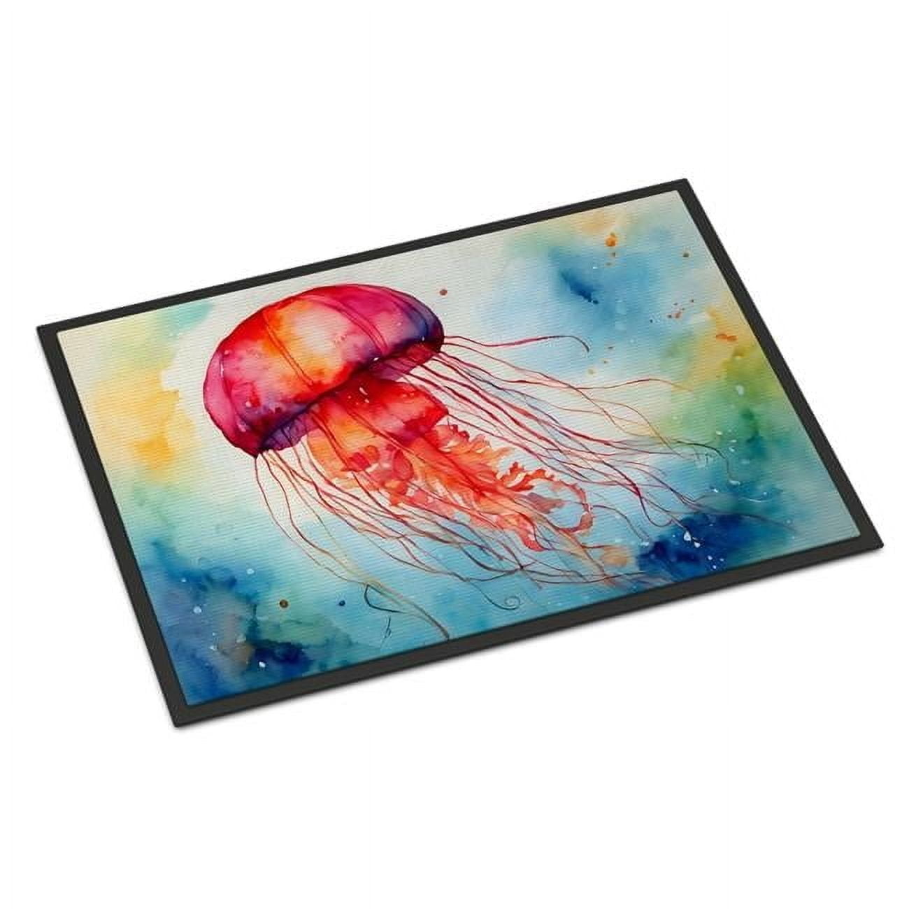 Carolines Treasures DAC2791MAT 0.15 x 18 x 27 in. Jellyfish Doormat