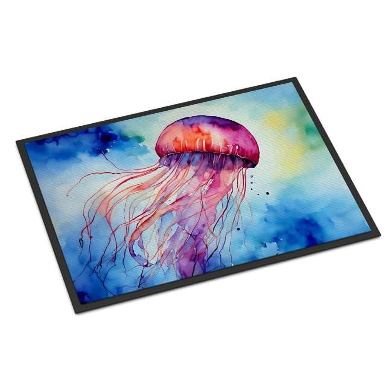 Carolines Treasures DAC2792MAT 0.15 x 18 x 27 in. Jellyfish Doormat