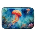 thumbnail image 1 of Carolines Treasures DAC2793DDM 21 x 14 in. Jellyfish Dish Drying Mat, 1 of 7