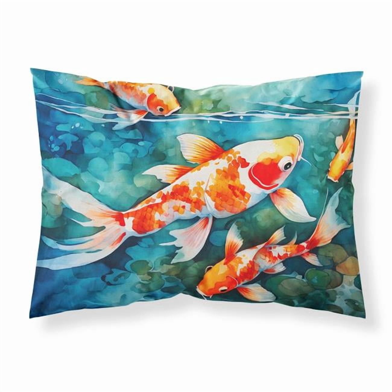Carolines Treasures DAC2799PILLOWCASE 0.15 x 20.5 x 30 in. Koi Fish Standard Pillowcase
