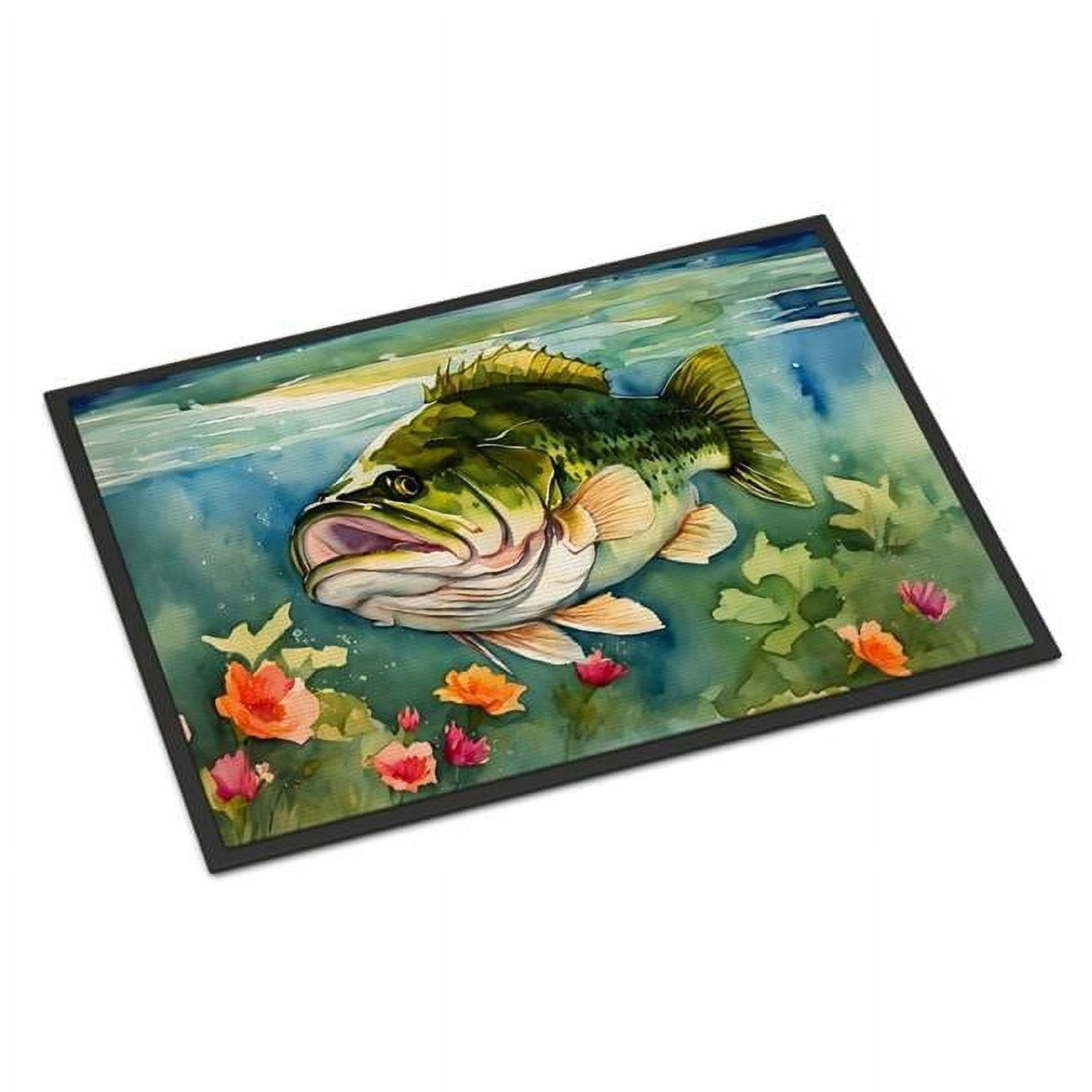 Carolines Treasures DAC2802MAT 0.15 x 18 x 27 in. Largemouth Bass Doormat