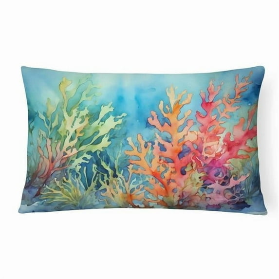 Seaweed Throw Pillow 12 in x 16 in