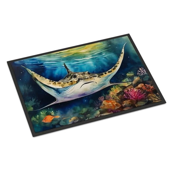 Carolines Treasures DAC2831MAT 18 x 27 in. Unisex Sting Ray Doormat