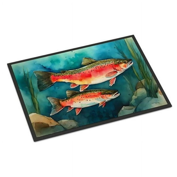 Trout Doormat 27 in x 18 in