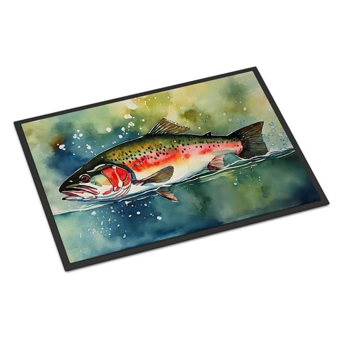Trout Doormat 27 in x 18 in