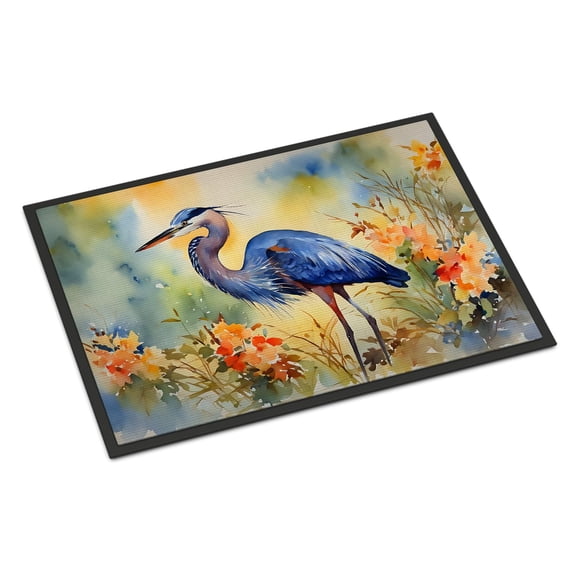 Blue Heron Doormat 36 in x 24 in