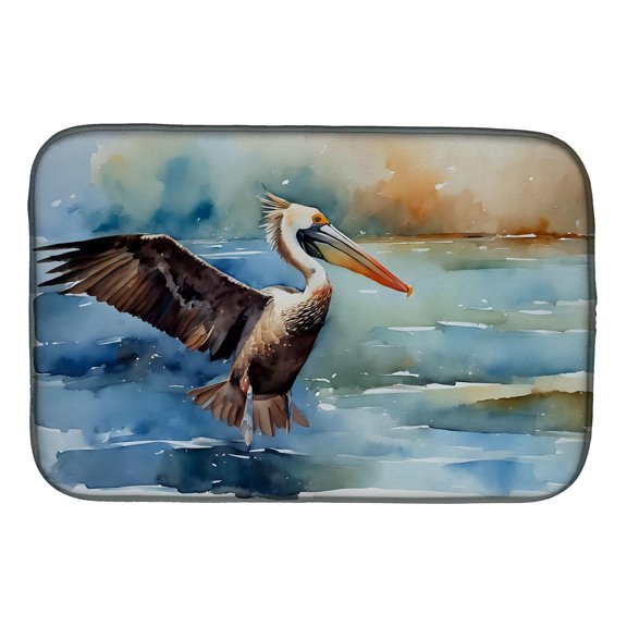 Carolines Treasures DAC2856DDM 21 x 14 in. Pelican Dish Drying Mat