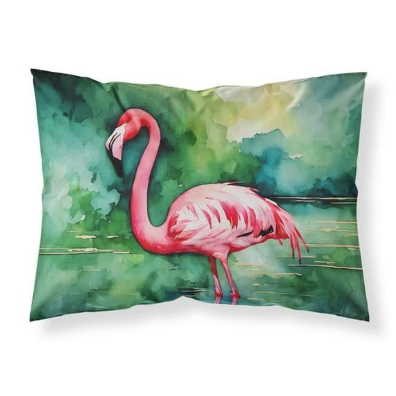 Carolines Treasures DAC2858PILLOWCASE 0.15 x 20.5 x 30 in. Unisex Flamingo Standard Pillowcase