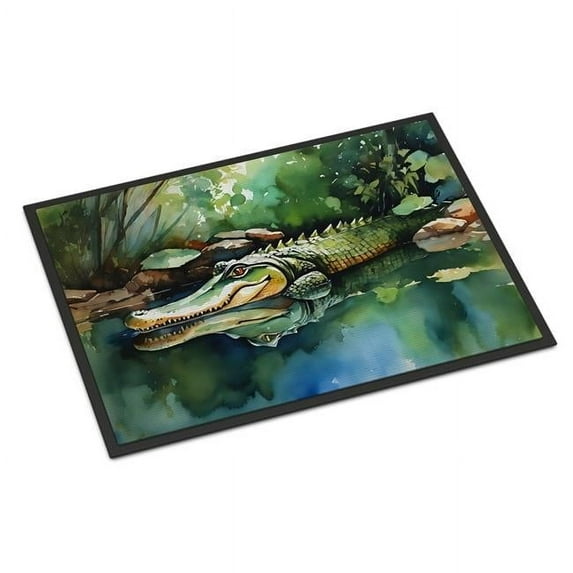 Carolines Treasures DAC2869MAT 18 x 27 in. Alligator Doormat