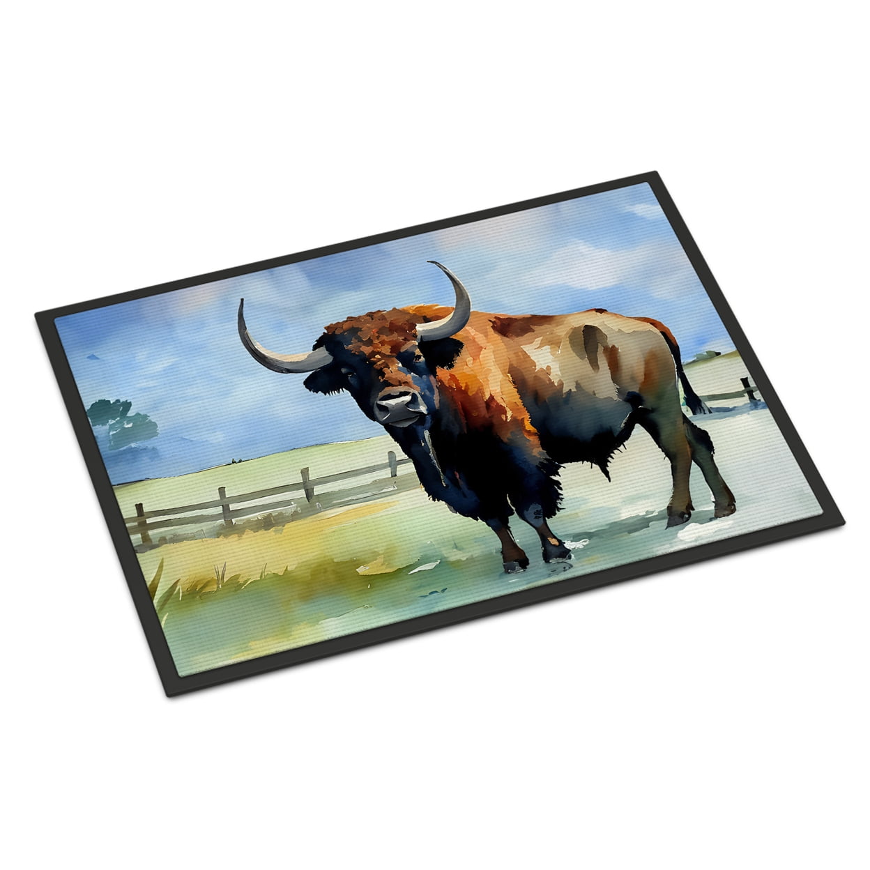Carolines Treasures DAC2874MAT 18 x 27 in. American Bison Doormat
