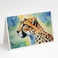 thumbnail image 1 of Carolines Treasures DAC2889GCA7P 0.01 x 5 x 7 in. Cheetah Greeting Cards - Pack of 8, 1 of 3
