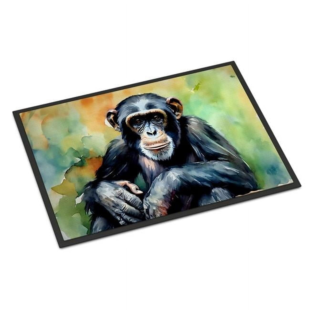 Carolines Treasures DAC2894MAT 18 x 27 in. Chimpanzee Doormat