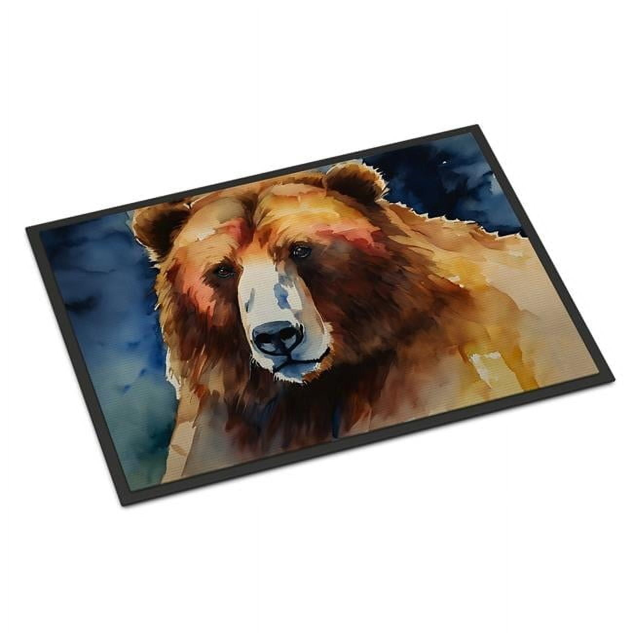 Carolines Treasures DAC2941MAT 0.15 x 18 x 27 in. Kodiak Bear Doormat