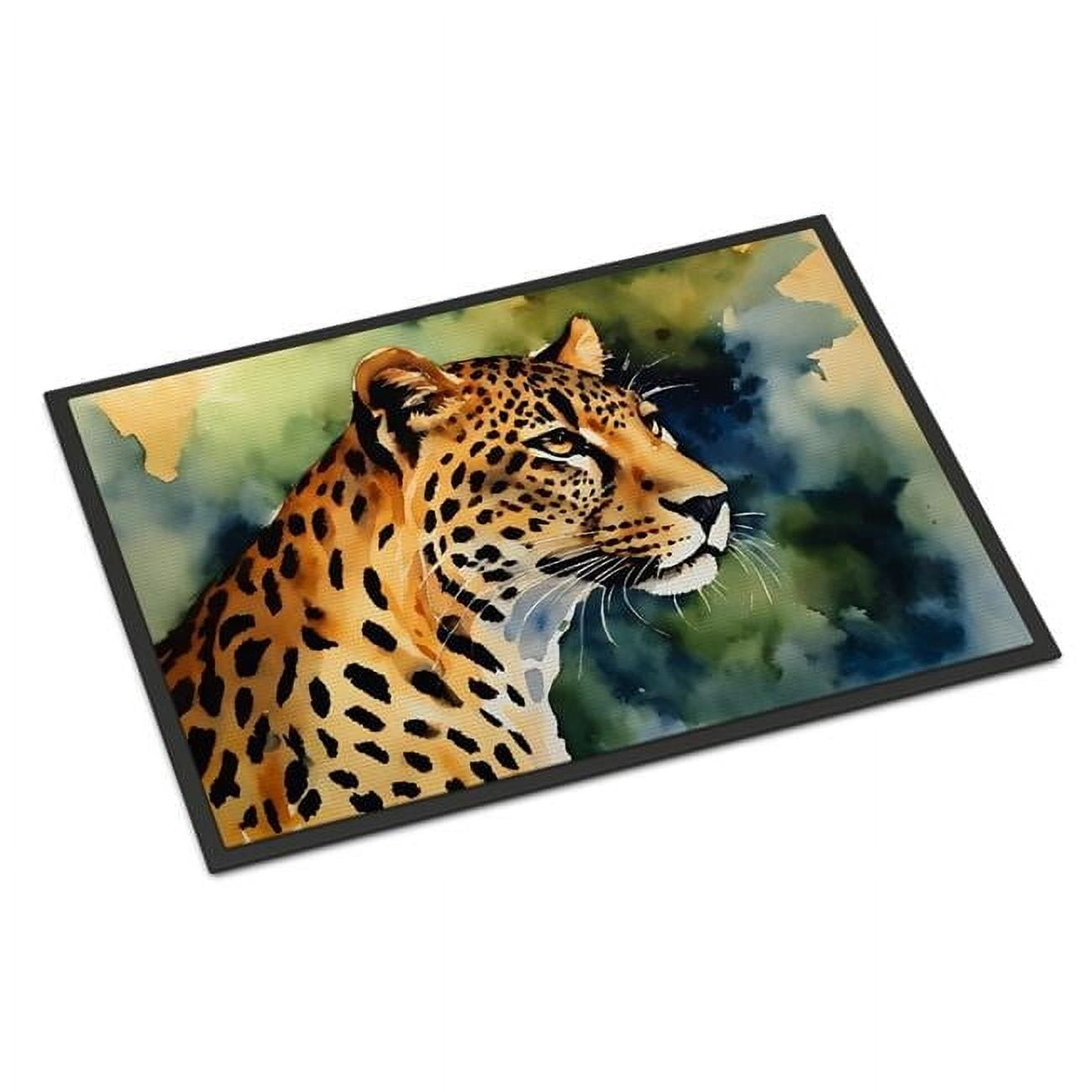 Leopard Doormat 27 in x 18 in