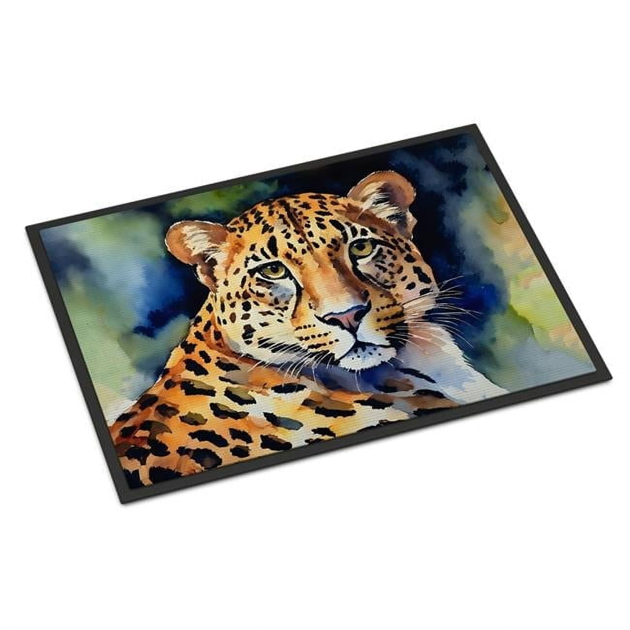 Leopard Doormat 27 in x 18 in