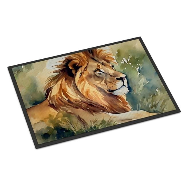Carolines Treasures DAC2951MAT 0.15 x 18 x 27 in. Lion Doormat