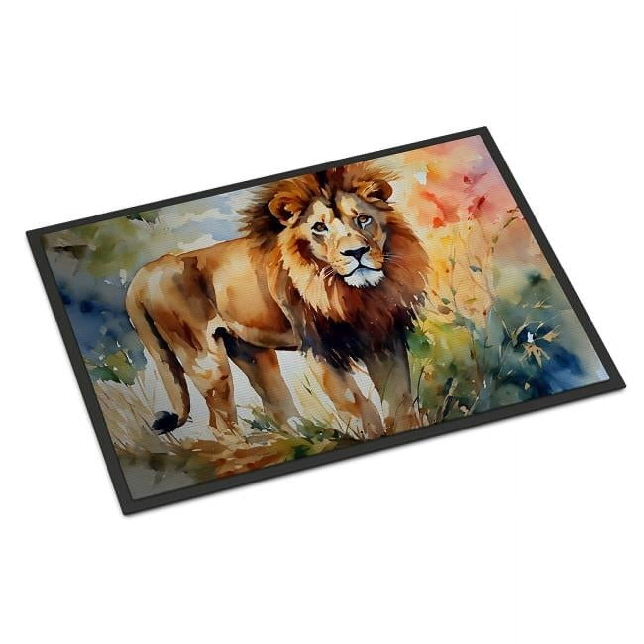 Carolines Treasures DAC2953MAT 0.15 x 18 x 27 in. Lion Doormat