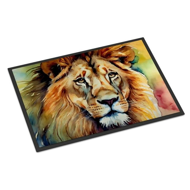 Carolines Treasures DAC2956MAT 0.15 x 18 x 27 in. Lion Doormat