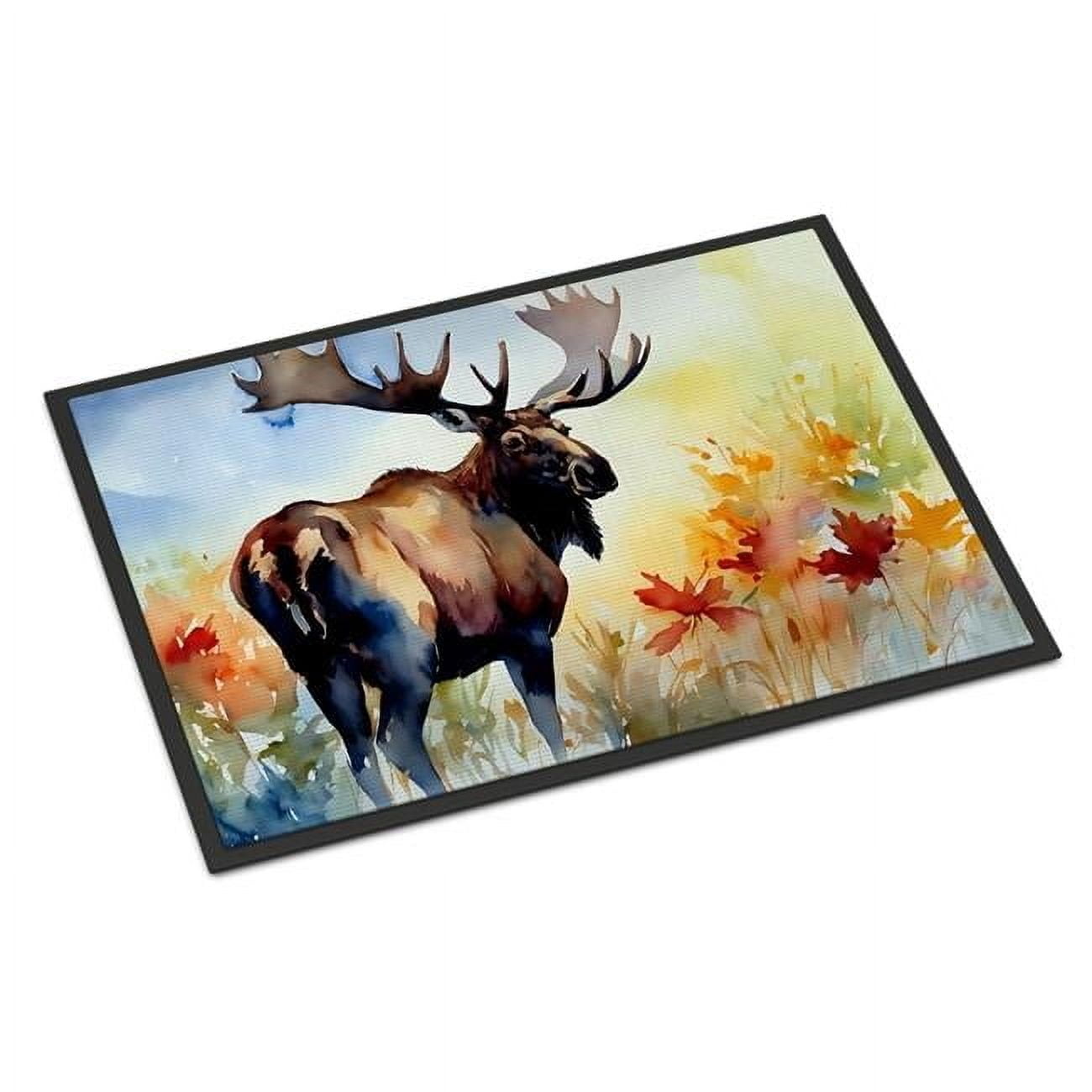 Carolines Treasures DAC2962MAT 0.15 x 18 x 27 in. Moose Doormat